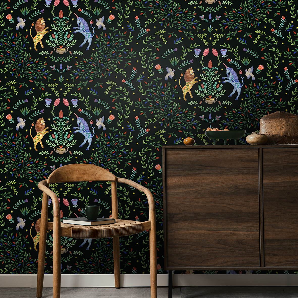 Обои Керка (черный фон)