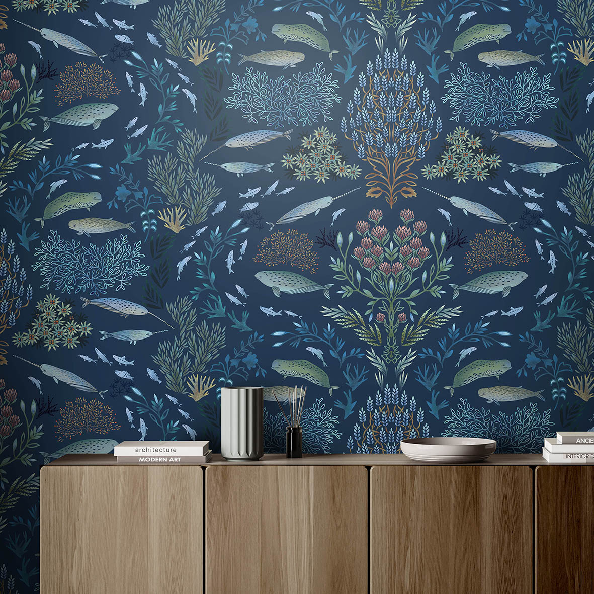 Фотообои Луотола (синий фон)