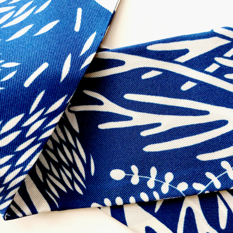 Твилли "Страх" сине-белый