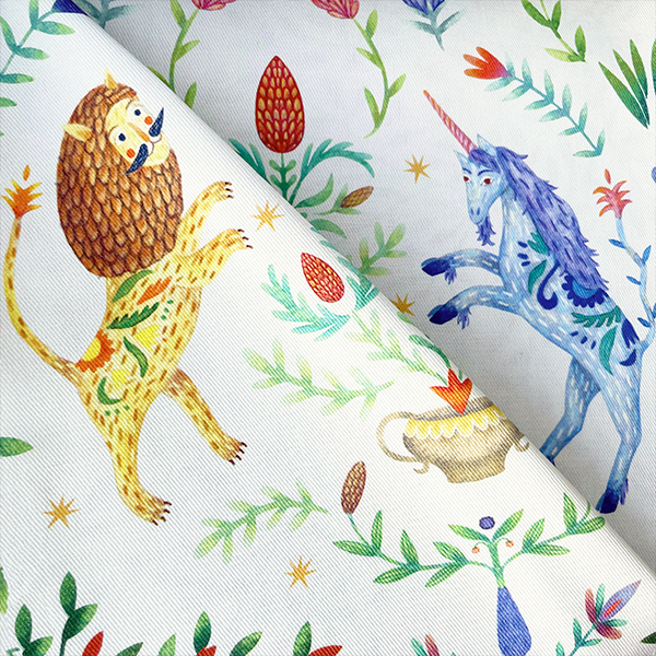 Интерьерная ткань Керка (светлый фон)