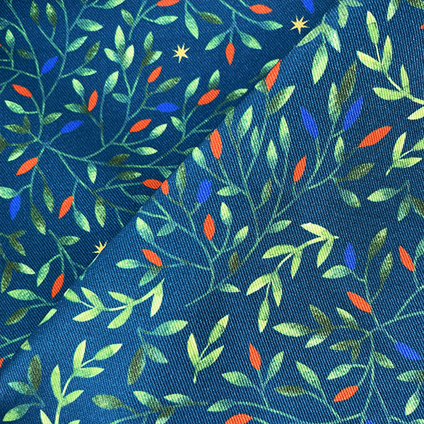 Интерьерная ткань Керкадор (синий фон)