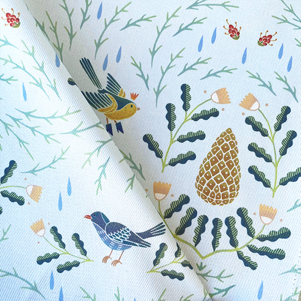 Интерьерная ткань Картио (светлый фон)