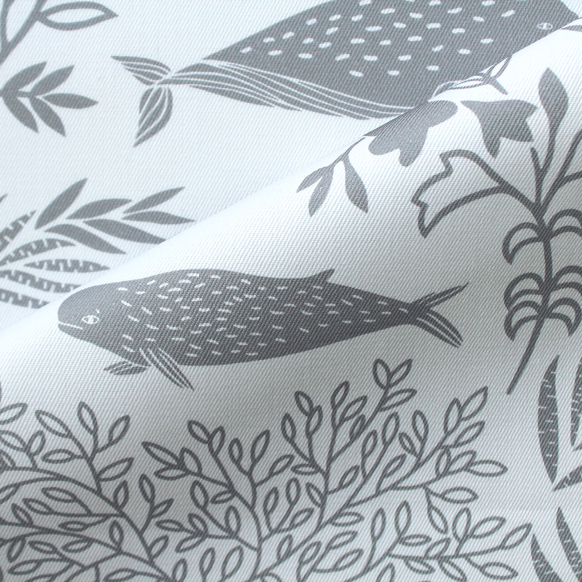 Интерьерная ткань Луотола (серый монотонный)