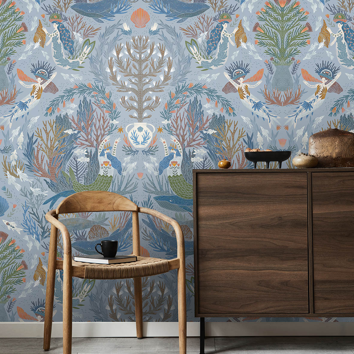 Обои Гандвик (серый фон)