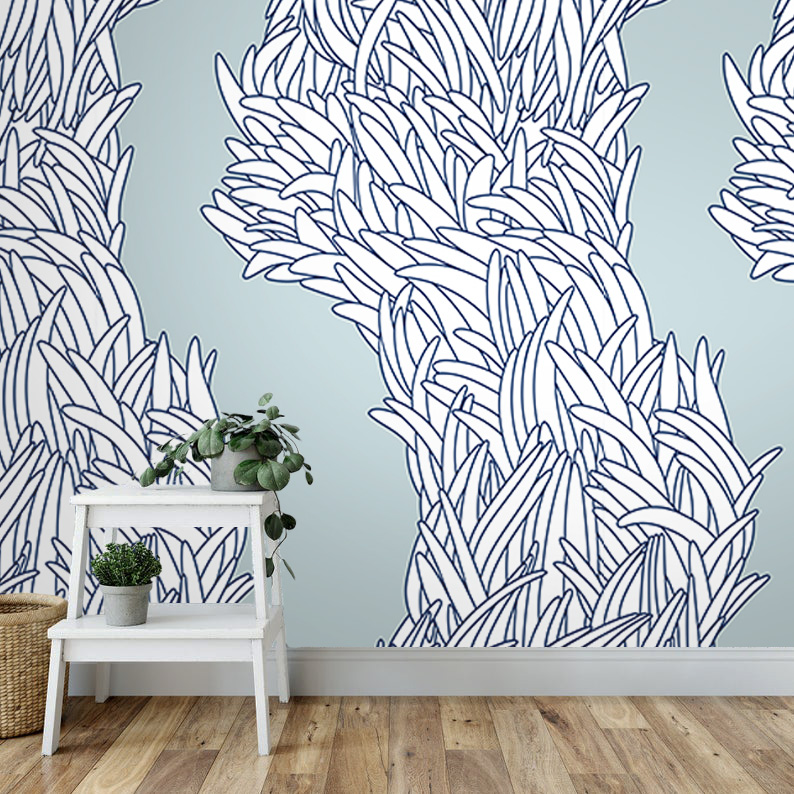 Фотообои Леват (голубой фон)