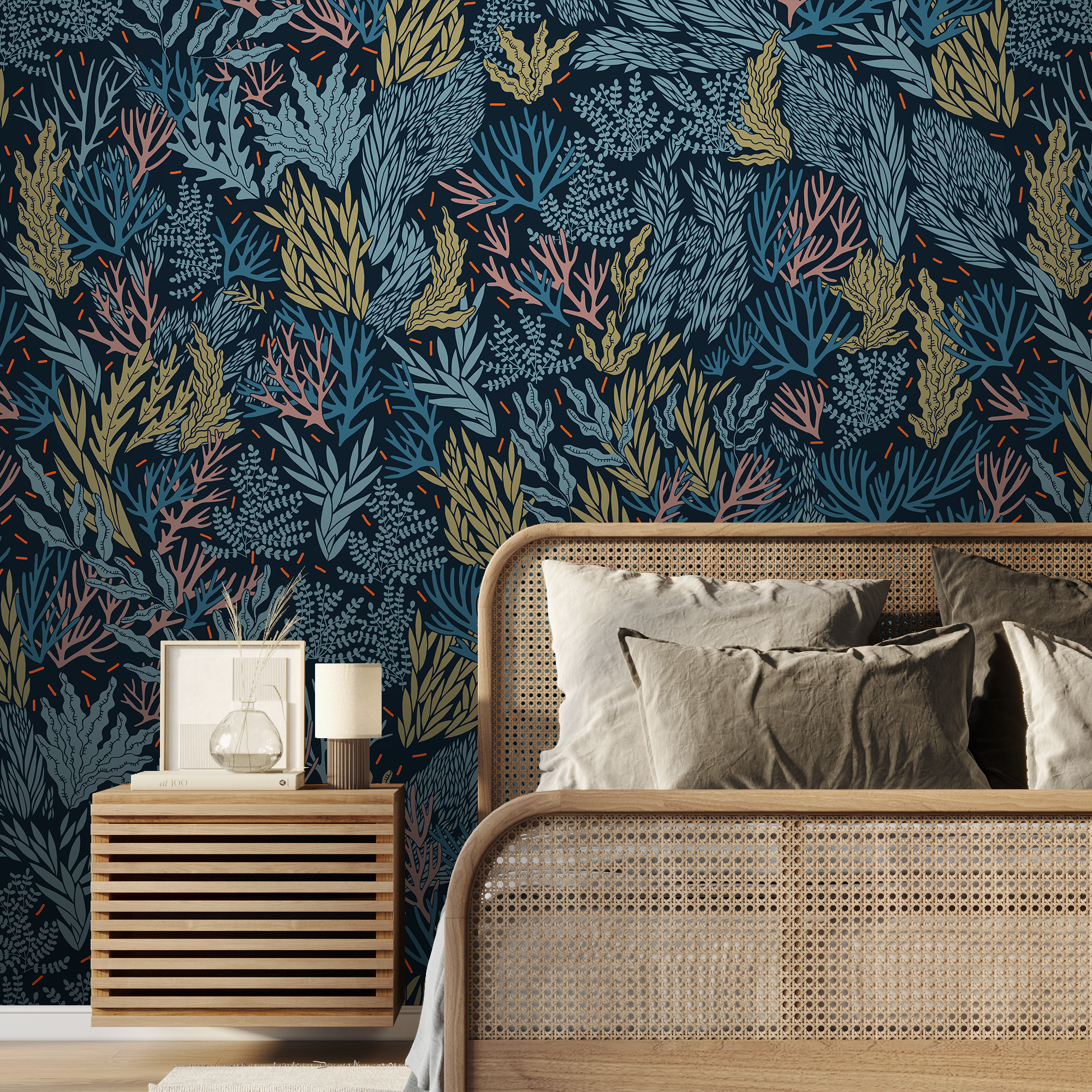 Фотообои Чаща (черный фон)