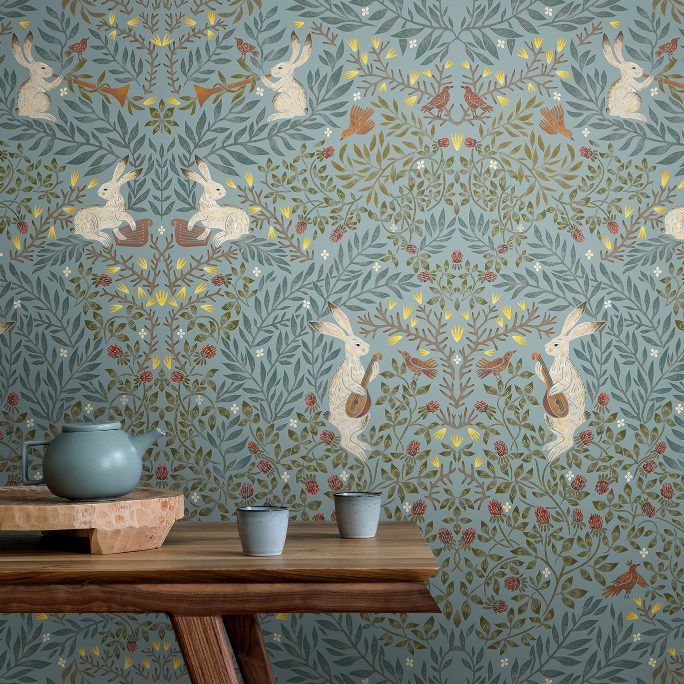 Фотообои Шылад  (светло-голубой фон)