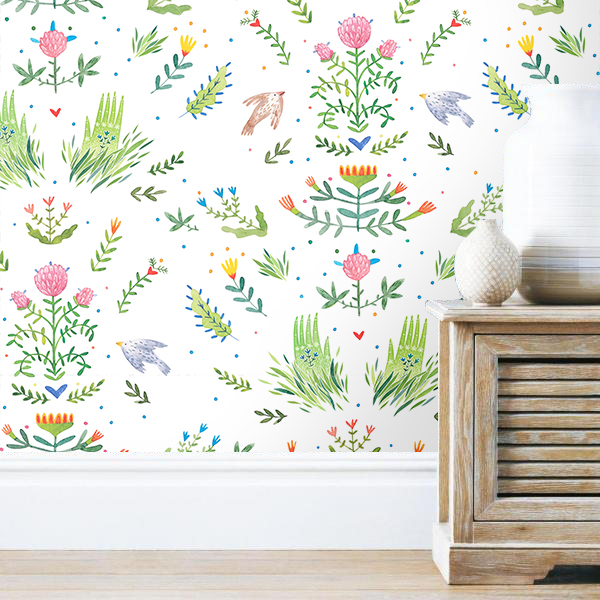 Фотообои Муса (белый фон)