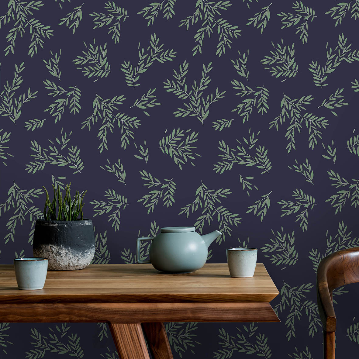 Фотообои Лехти (темно-фиолетовый фон)