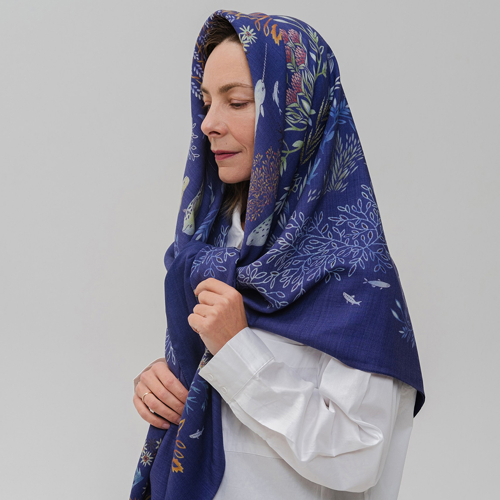 Шерстяная шаль "Луотола"