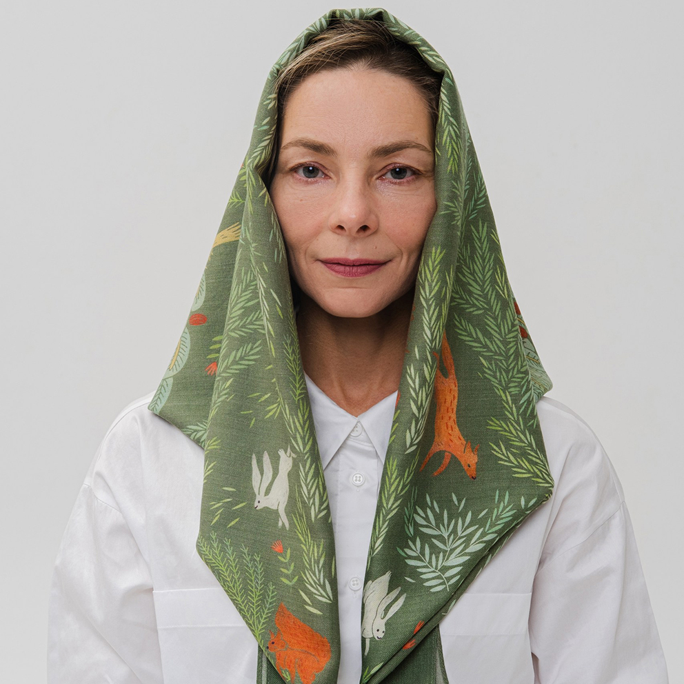 Шерстяная шаль "Хийси"