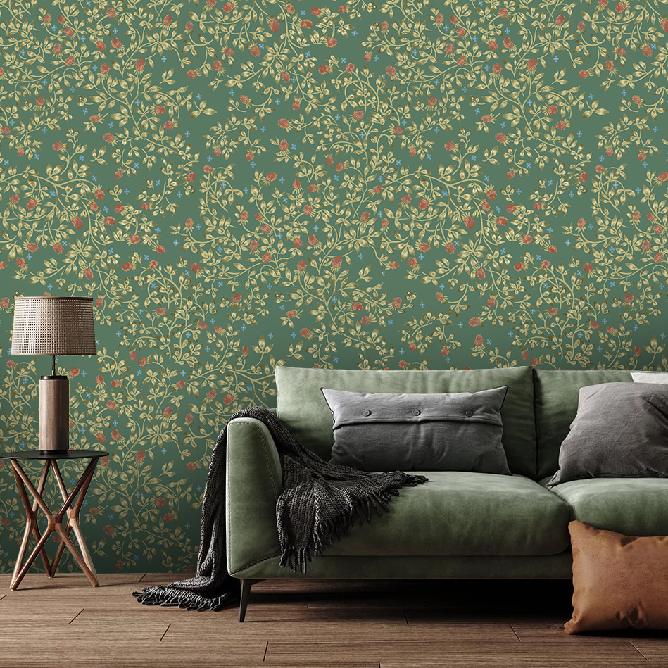 Фотообои Бобонянь (зеленый фон)