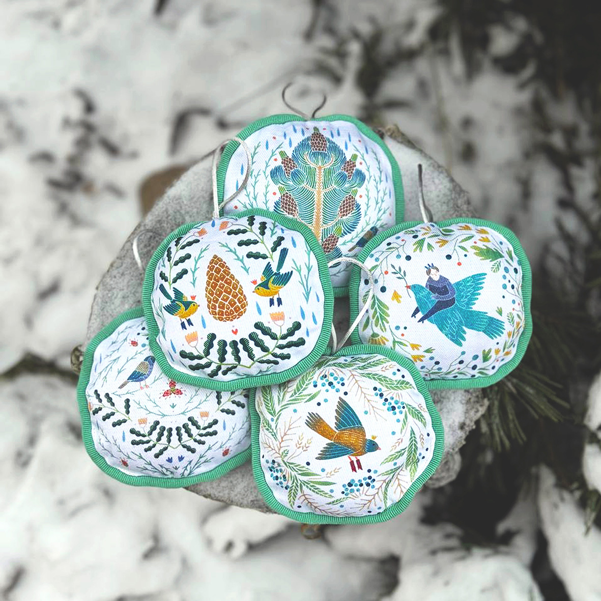 Елочные украшения. Сэт 2