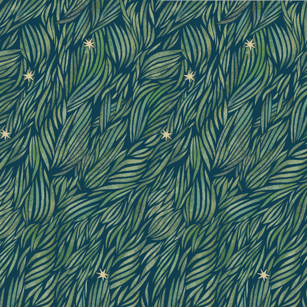 Интерьерная ткань Руохо (компаньон Метсола-синий фон)