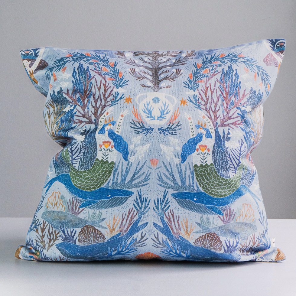 Подушка Гандвик серый