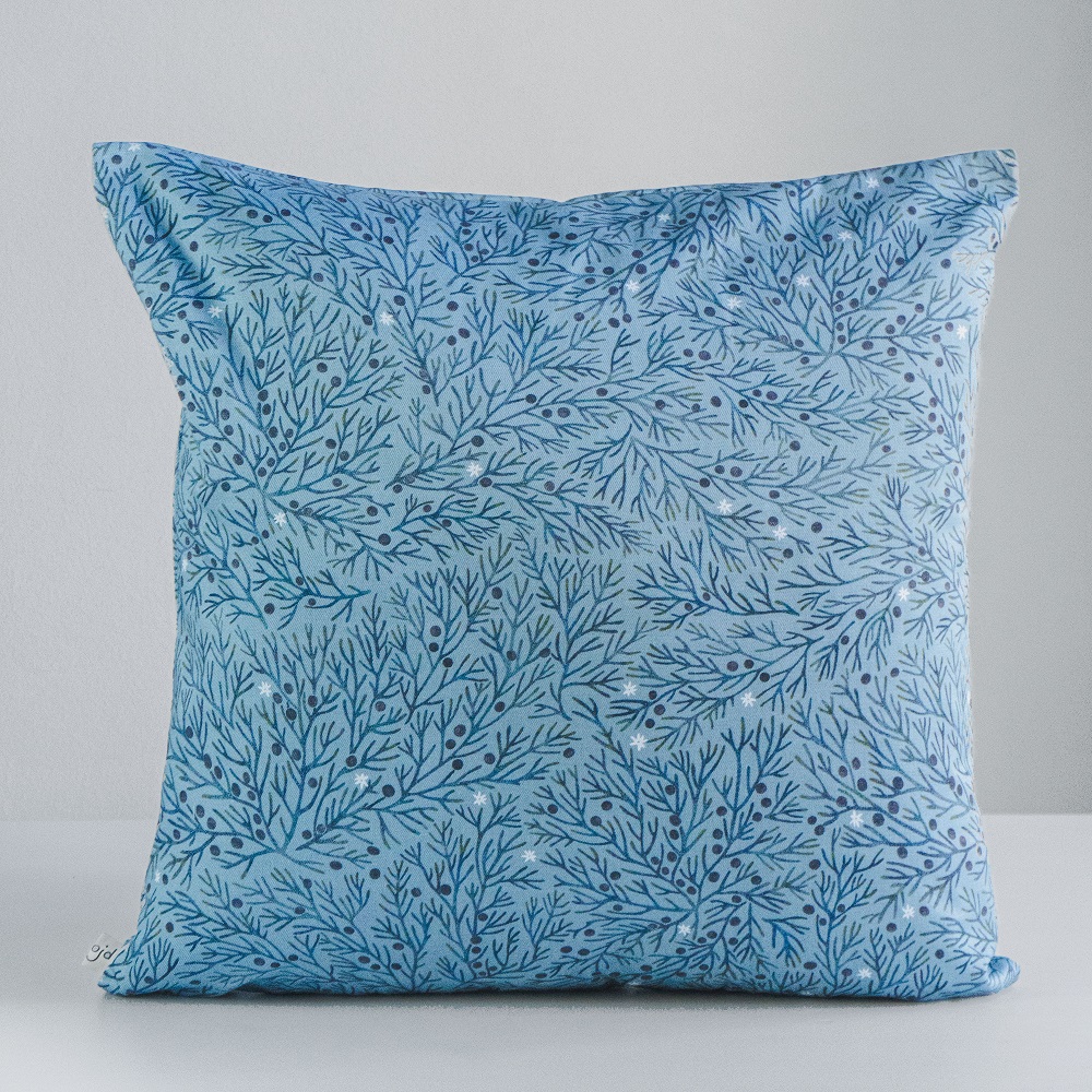 Подушка Катайя голубая