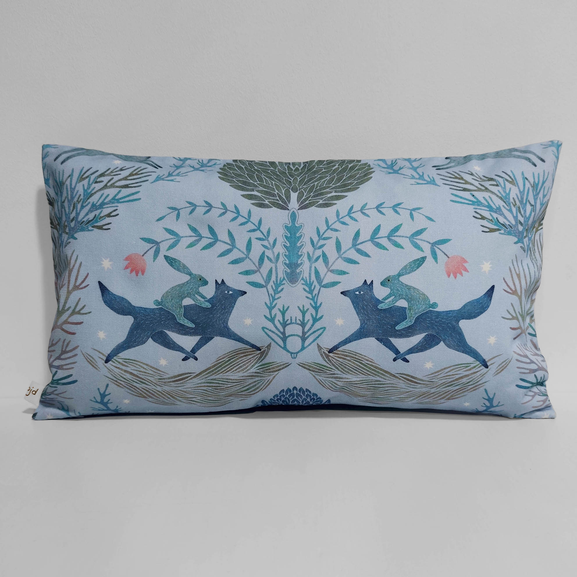 Подушка продольная Метсола голубой