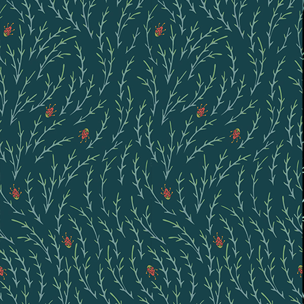 Интерьерная ткань- Марья синий