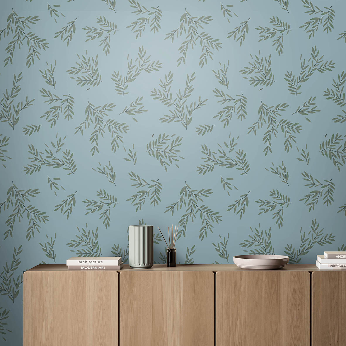 Обои Лехти (голубой фон)