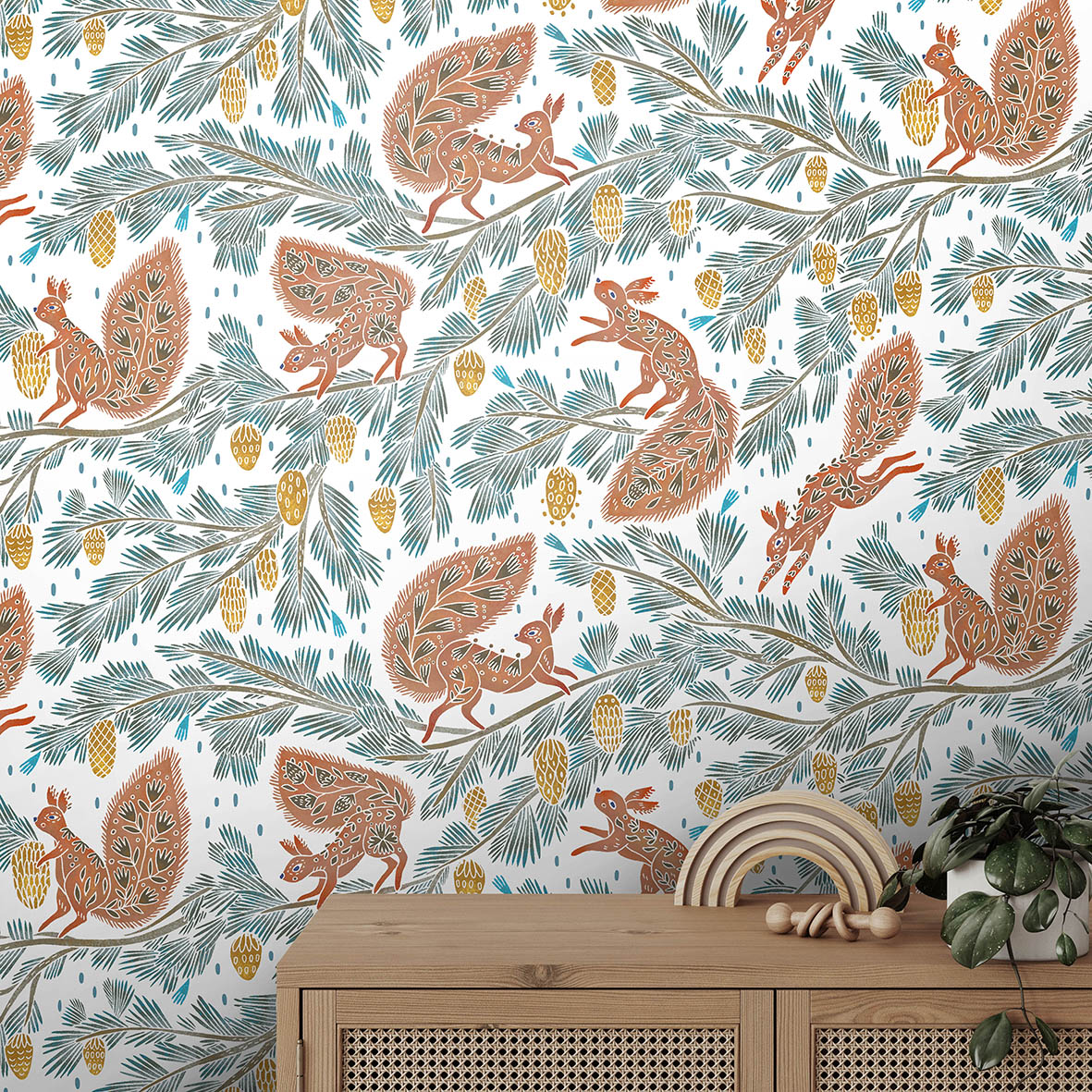 Обои Урпи (белый фон)