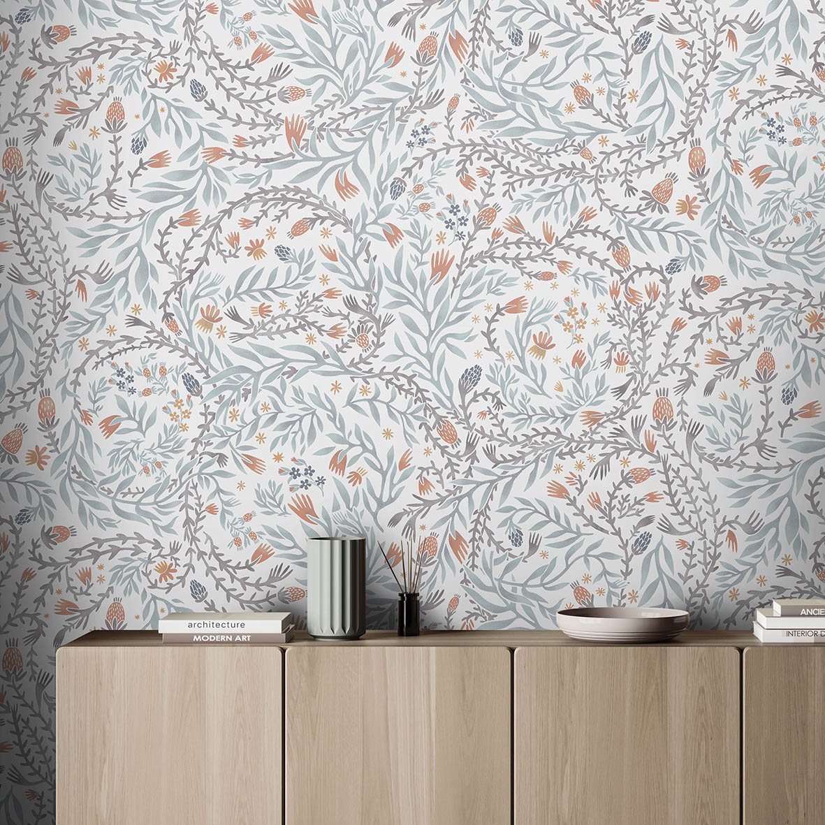 Обои Эмтор (светло-серый фон)