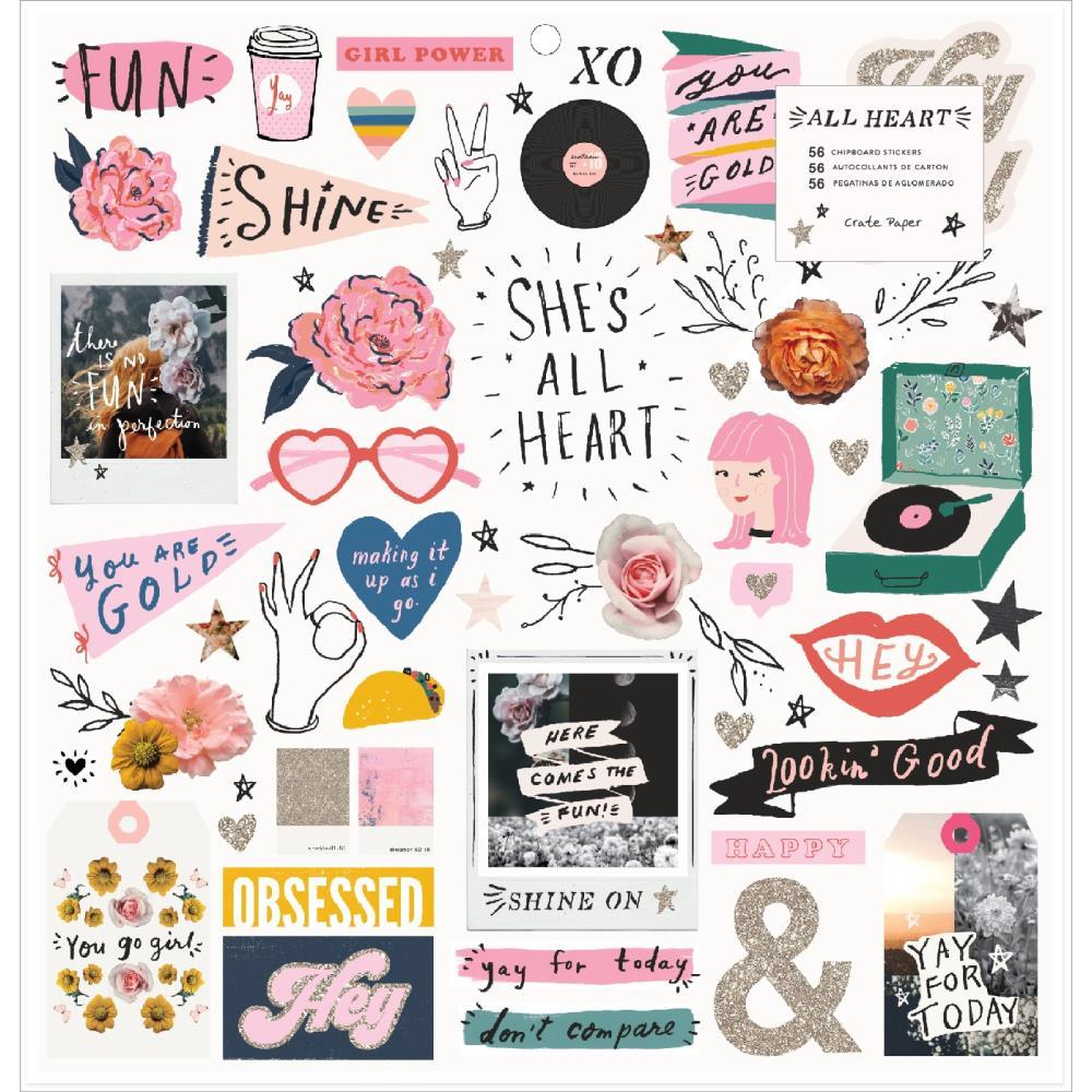Crate Paper/All heart/чипборд/350858