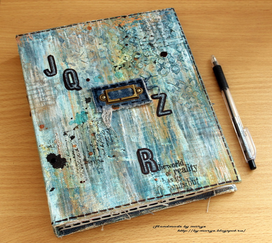 Автор Марина Чукаева/блокнот Джинсовый