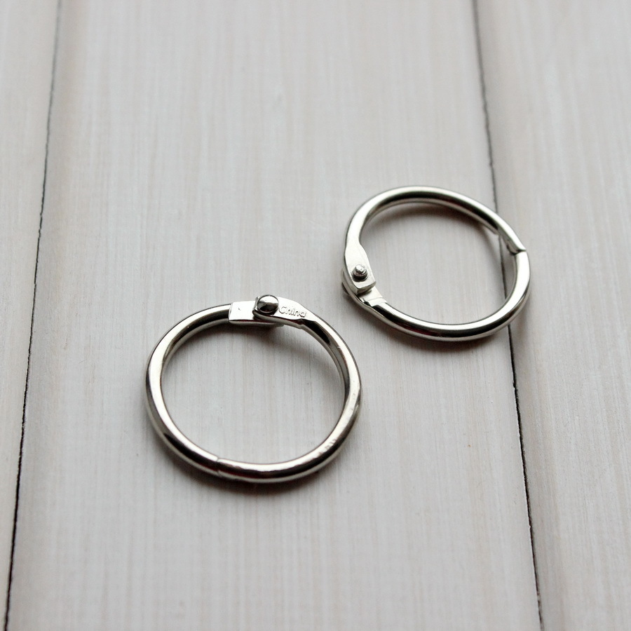 *Кольцо разъемное/серебро/3