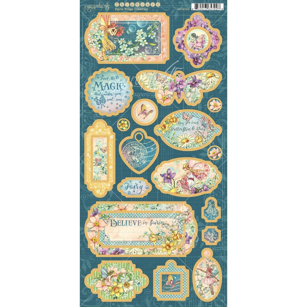 *Graphic 45/Fairie Wings/чипборд