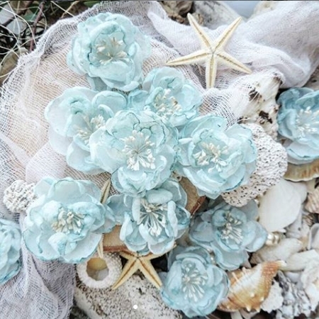 *The TEA Garden/Воздушные/дымчато-голубой