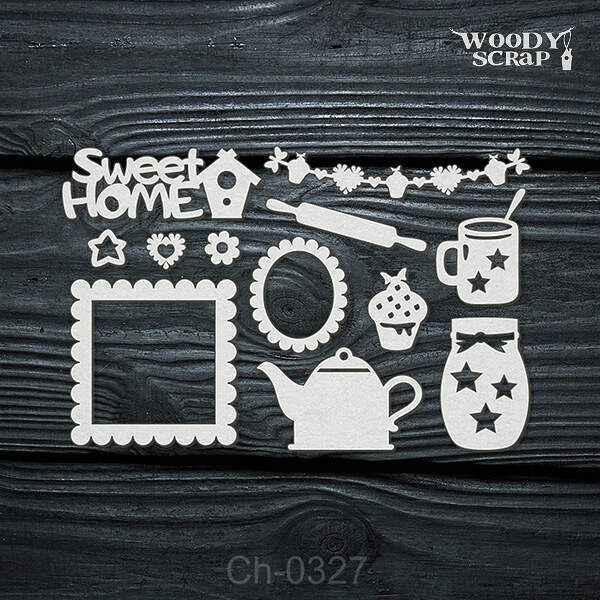 *Woodyscrap/чипборд/ch-0327