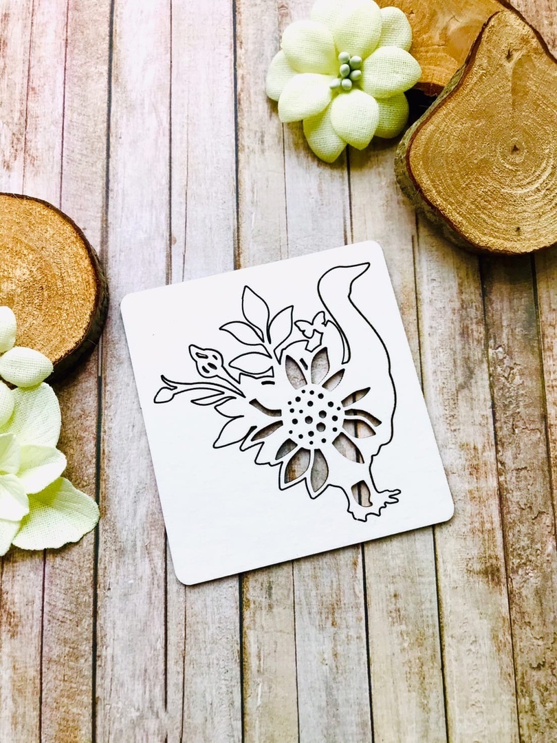 *Белый кот/чипборд/ДО-7