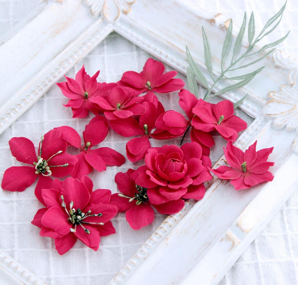 *The TEA Garden/Монохром/фуксия