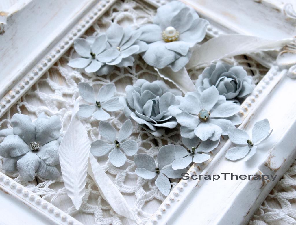 *The TEA Garden/Свадебный/серо-голубой