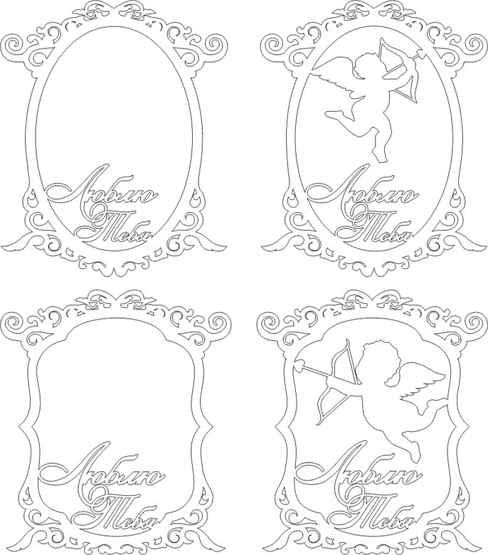 Scrapiniec,чипборд,люблю тебя