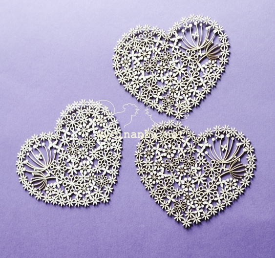 Wycinanka,чипборд,сердечки_ажурные