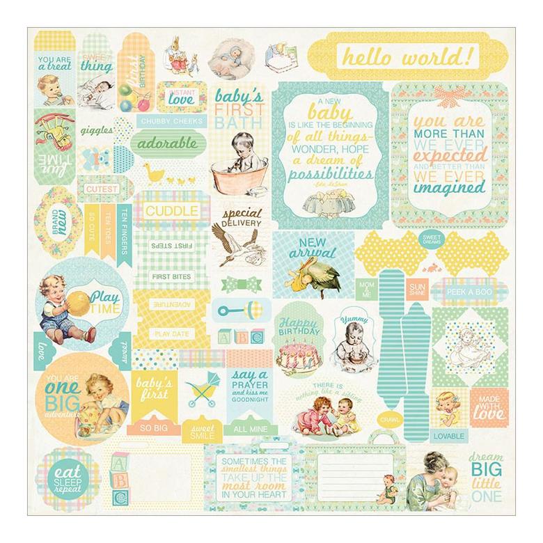 Authentique,Beginnings,наклейки