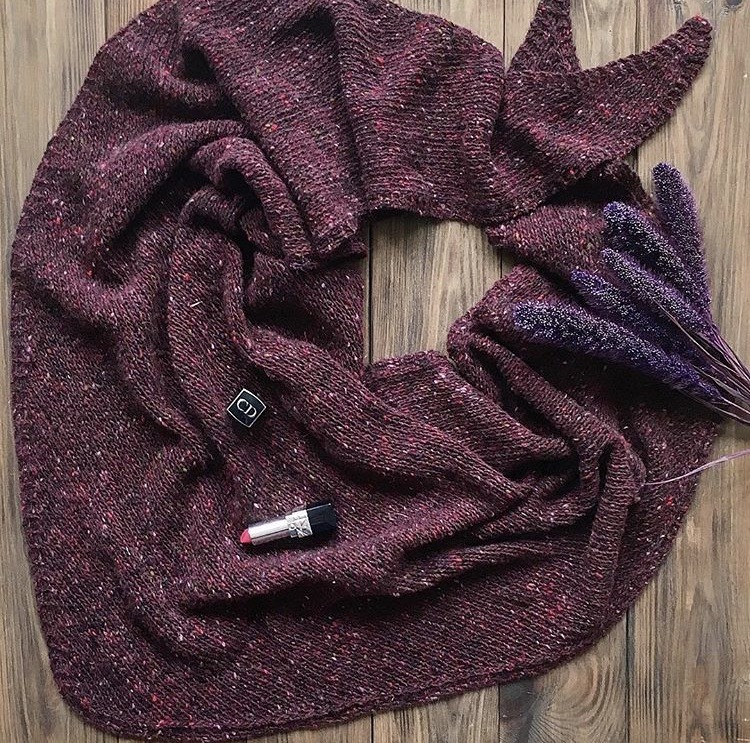 Косынка из твида