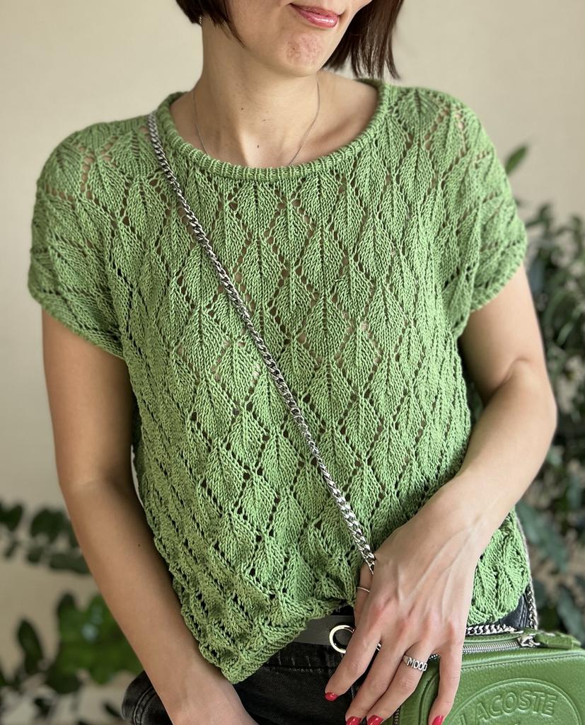 Ажурное комбо (футболка + безрукавка)