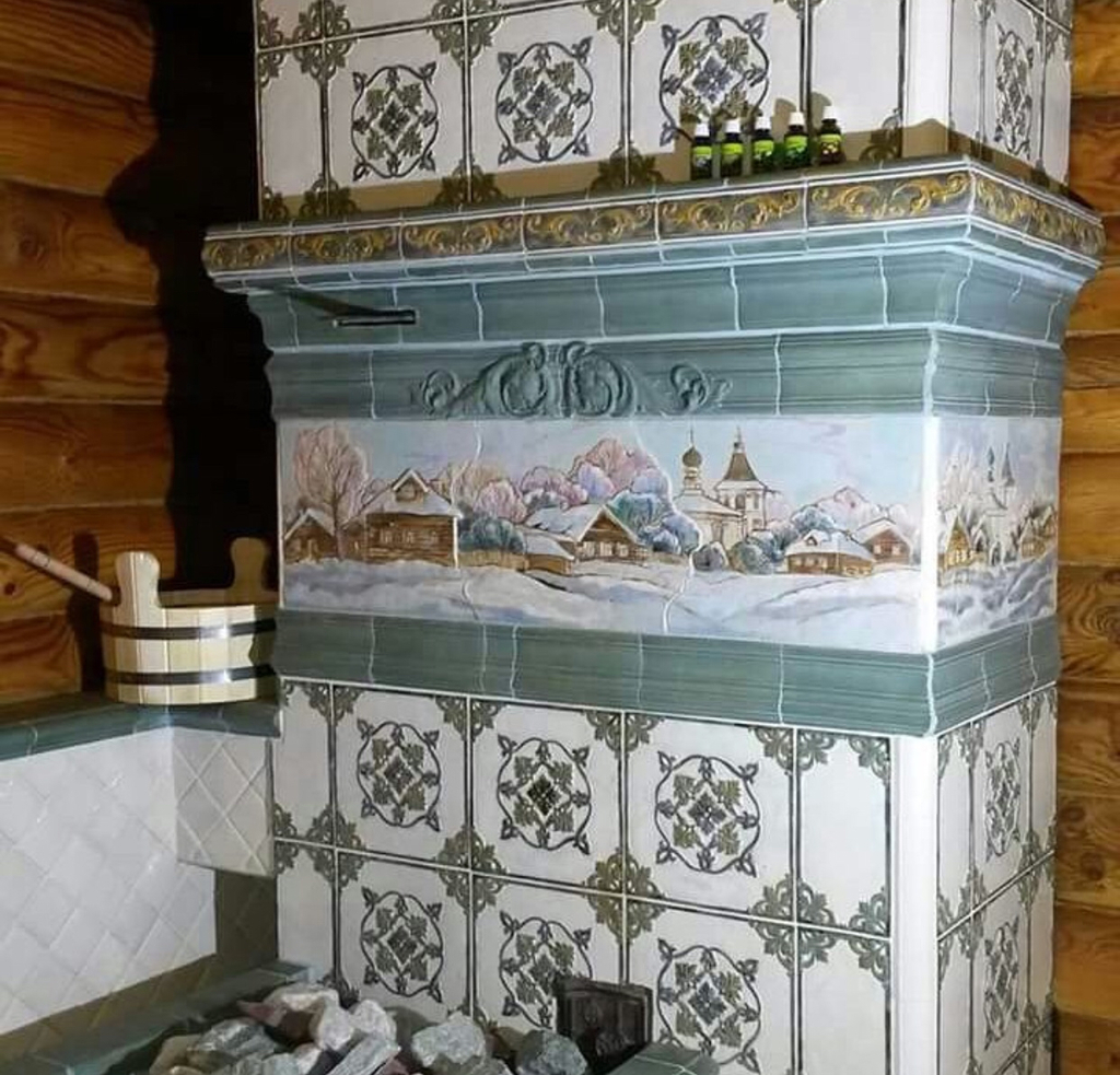 Изразцы для небольшой печи "Суздаль"