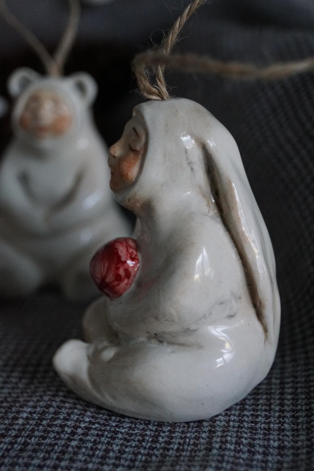 Елочная игрушка Зайчик