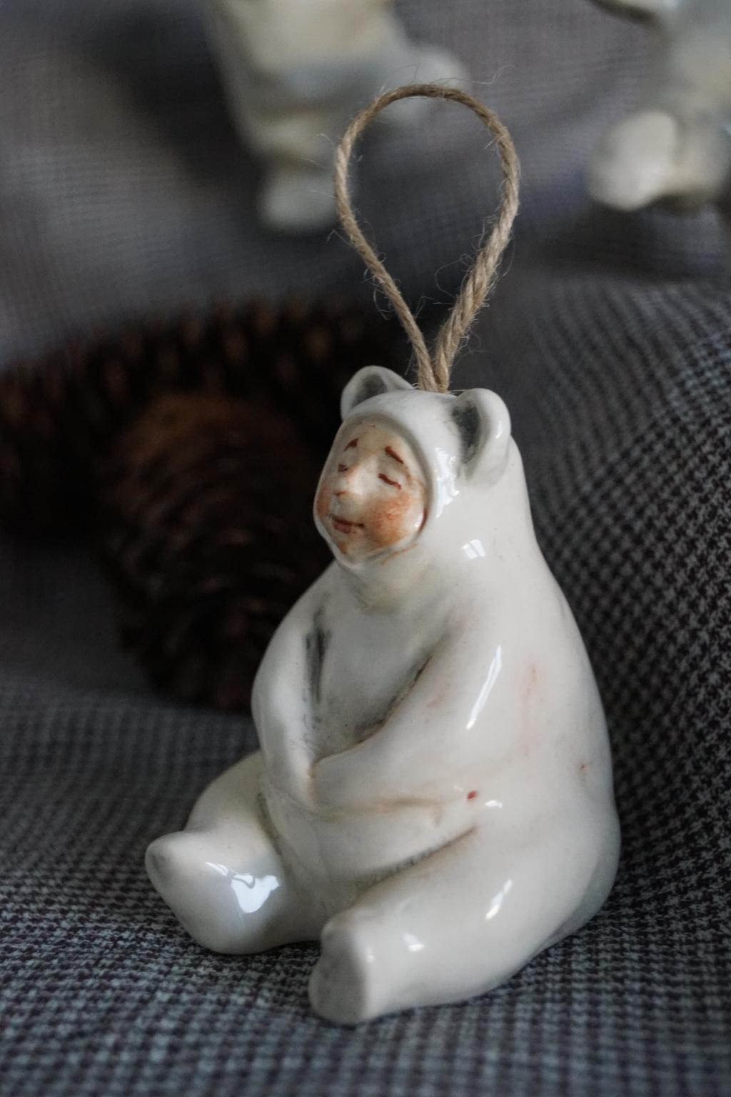 Елочная игрушка Медвежонок