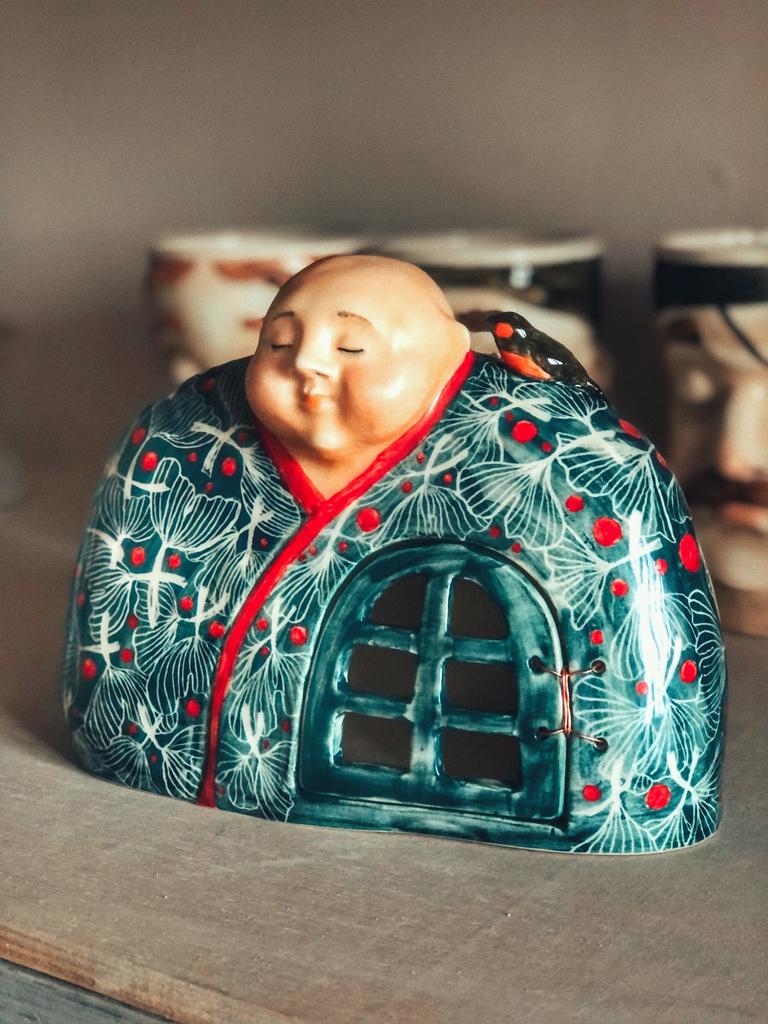 Подсвечник Монах