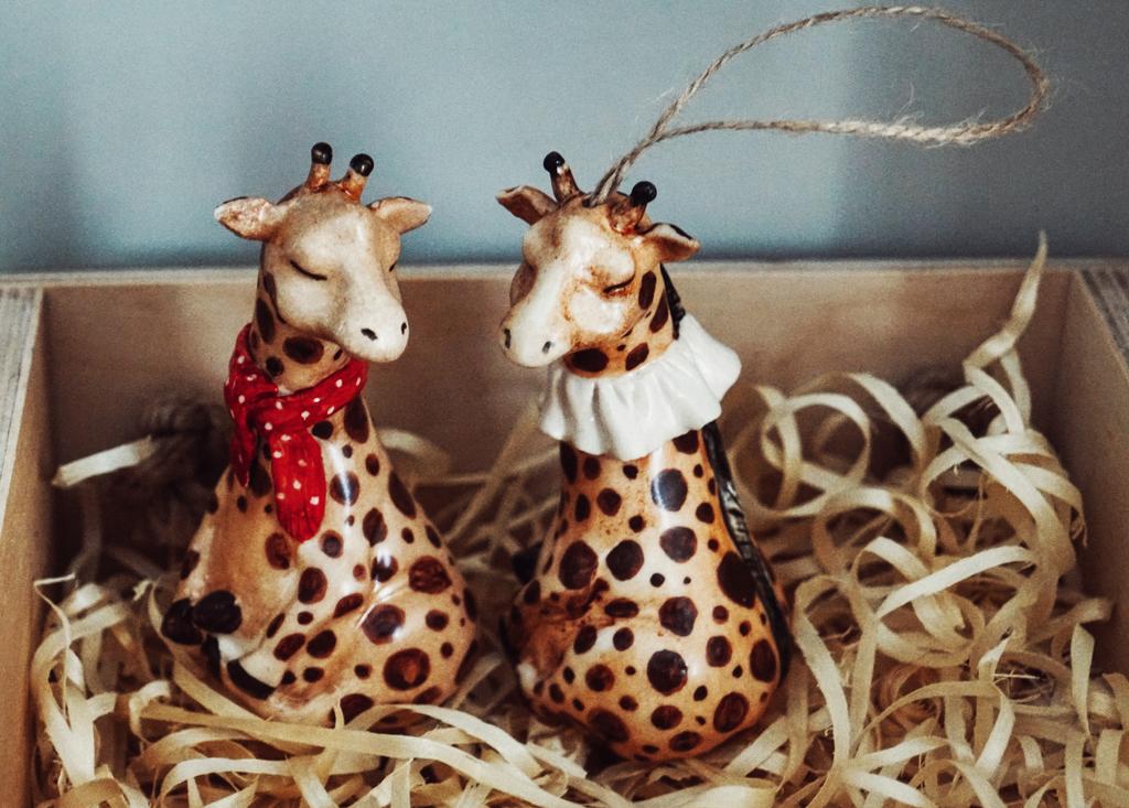 Елочная игрушка Жираф