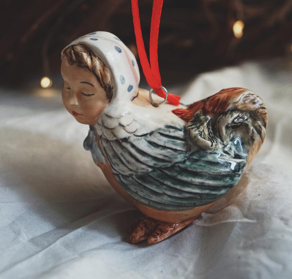 Елочная игрушка «Птенчик Сирина»