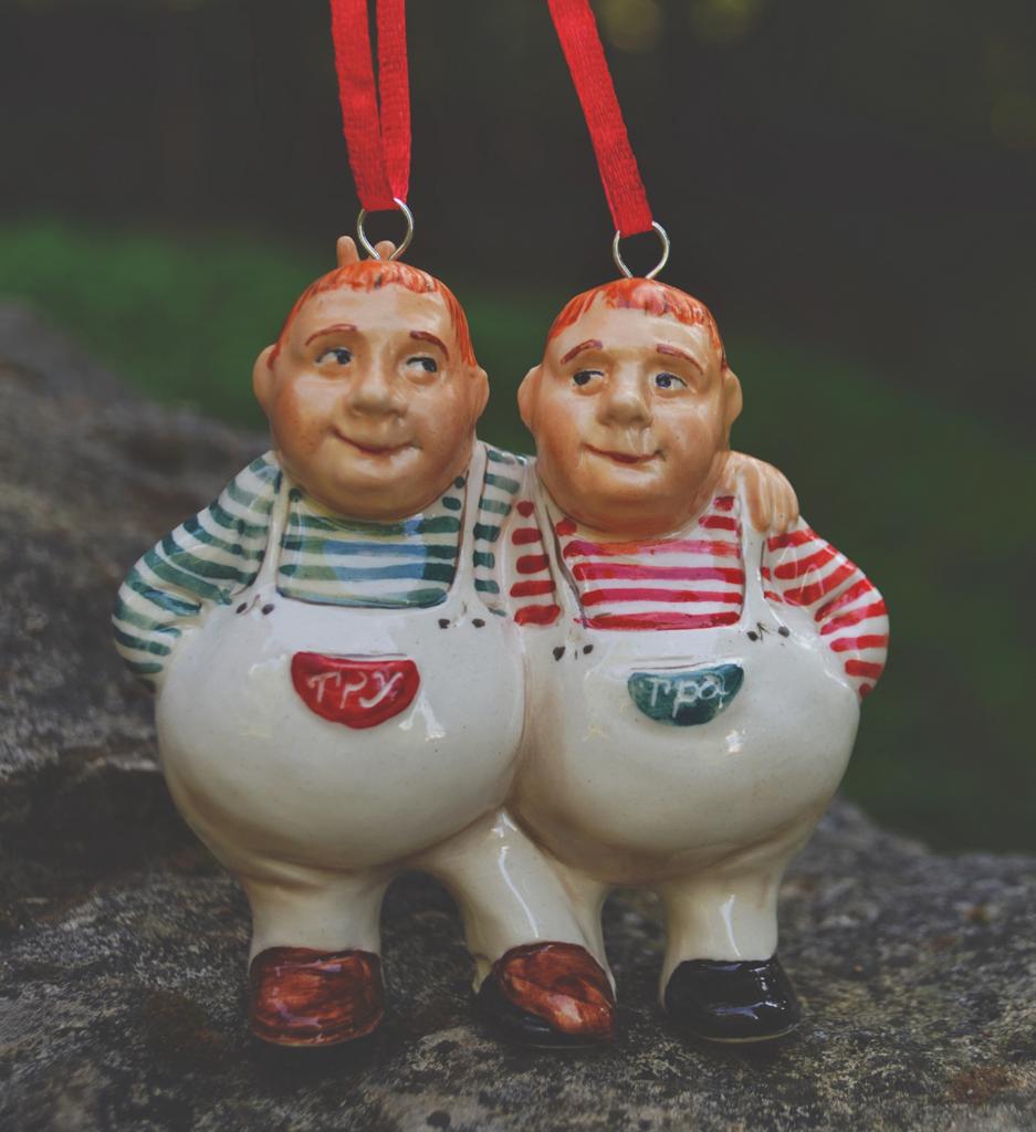 Елочная игрушка «Траляля и Труляля»