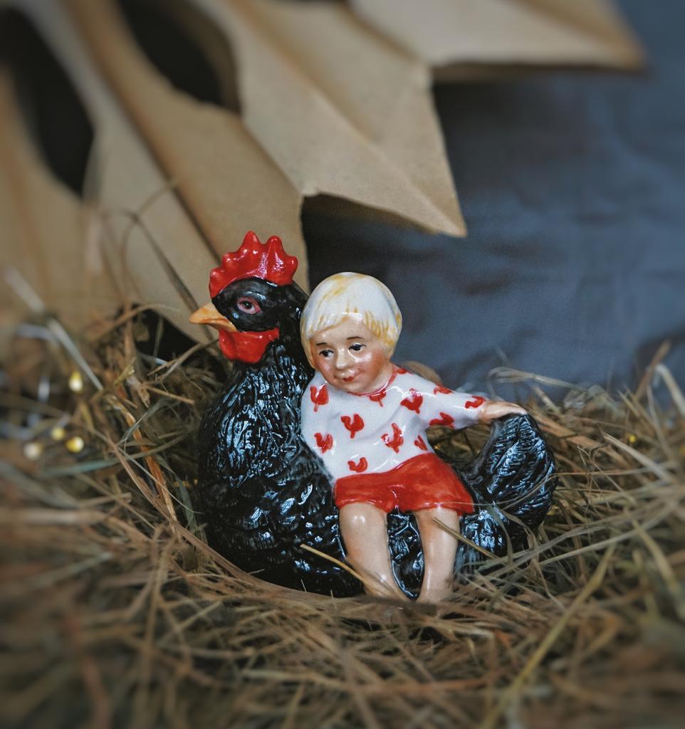 Елочная игрушка «Куриный Бог»