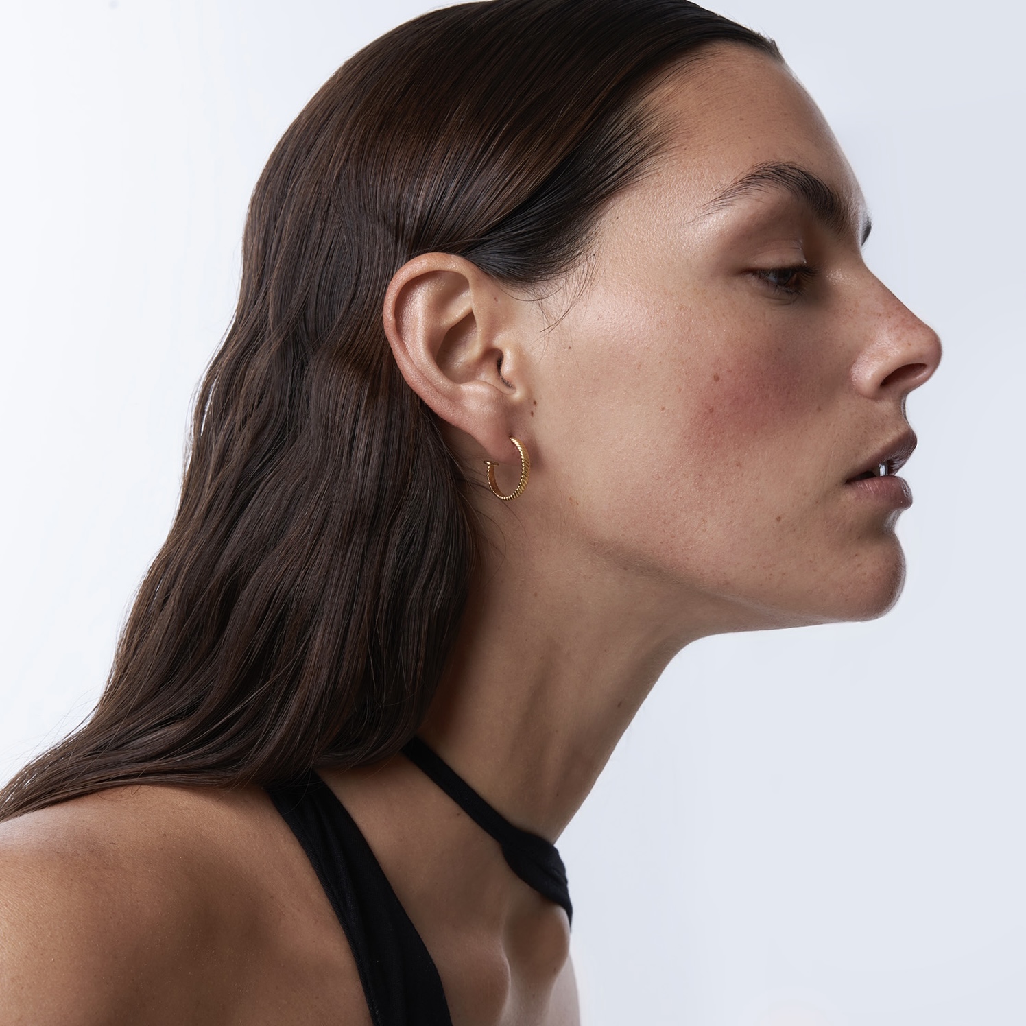 Серьги FALX RINGS позолота