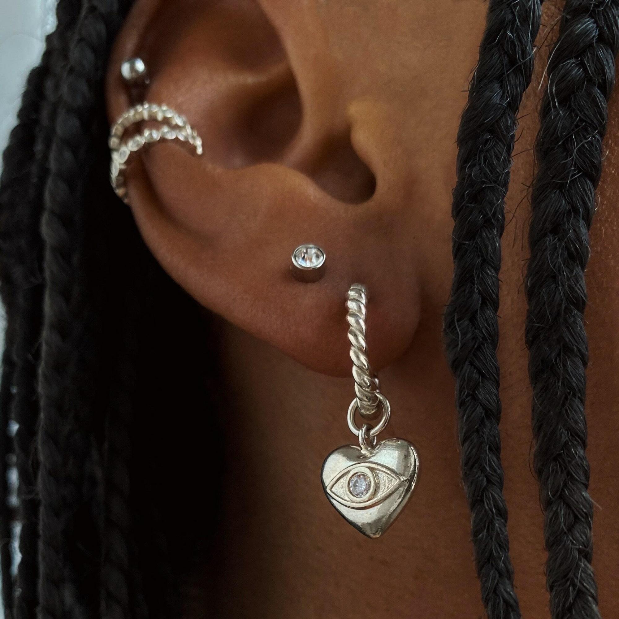 Серьги RETE RINGS серебро