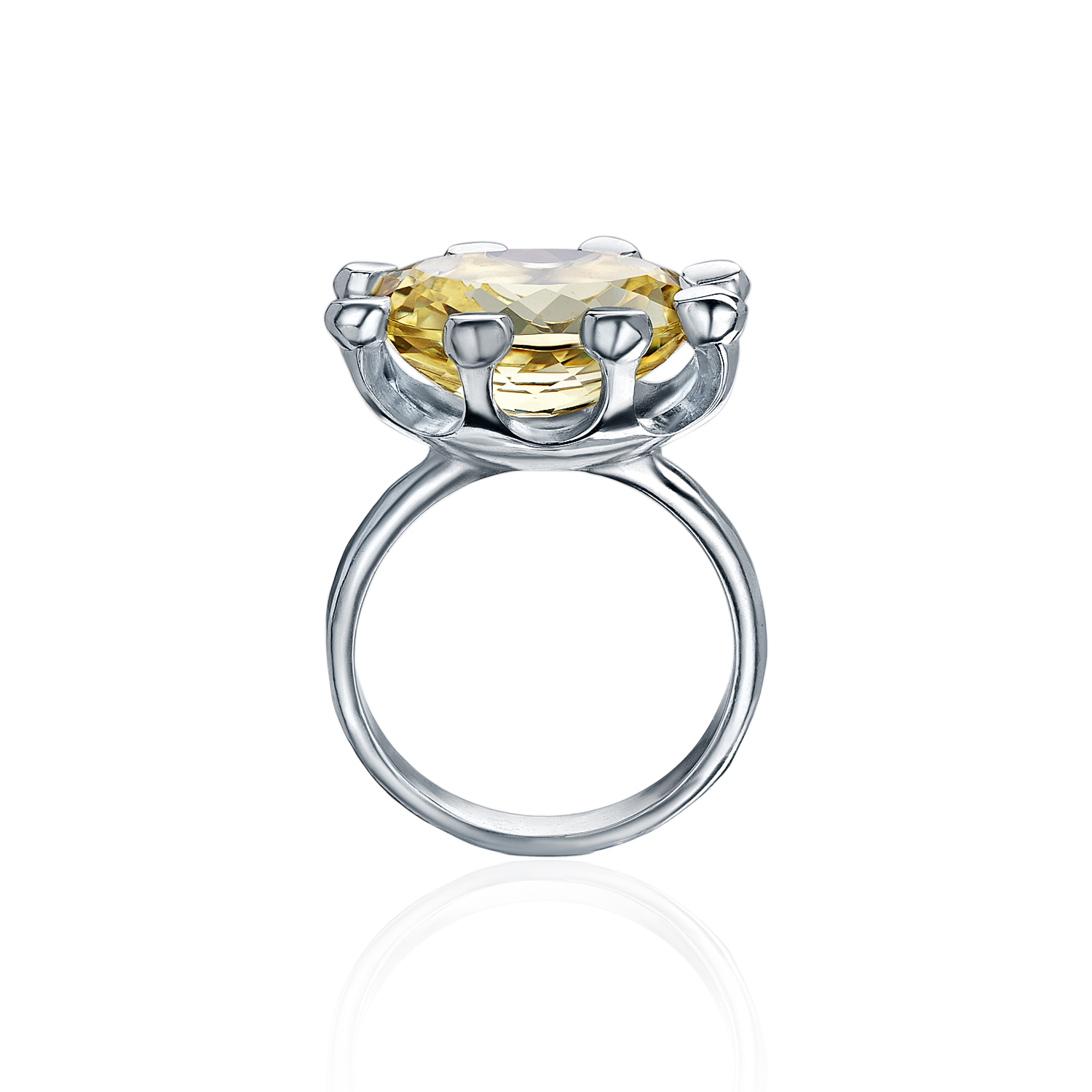 Кольцо MINERAL с лимонным Кварцем